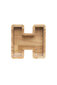 Didelė medinė taupyklė "H" цена и информация | Originalios taupyklės | pigu.lt