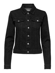 Куртка джинсовая женская JDYNEWWINNER 15208304, черная  цена и информация | Женские пиджаки | pigu.lt