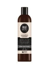 Maitinamasis šampūnas su juodaisiais ikrais Hello Nature, 300 ml цена и информация | Шампуни | pigu.lt