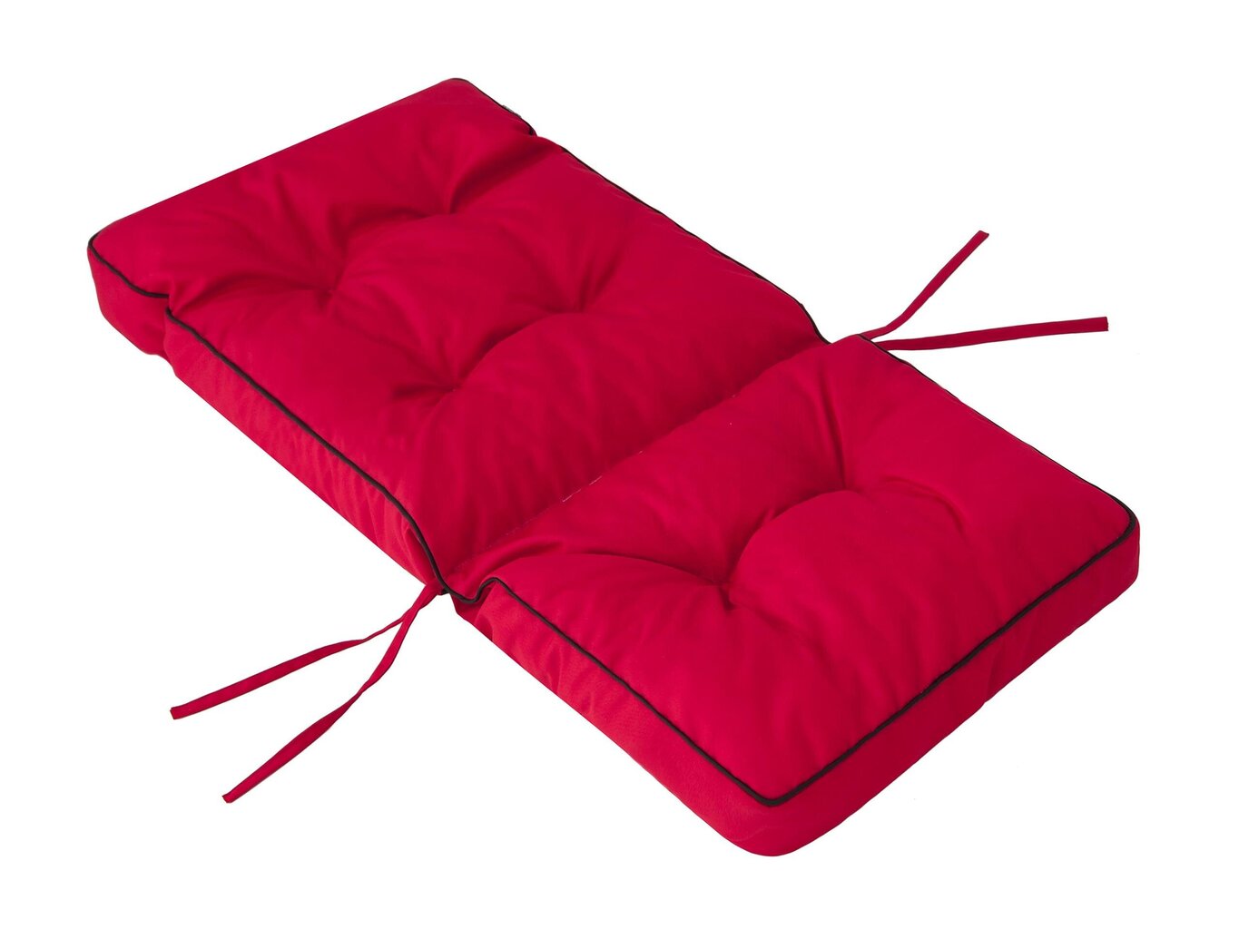 Pagalvė kėdei Lena Oxford, raudona kaina ir informacija | Pagalvės, užvalkalai, apsaugos | pigu.lt