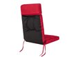 Pagalvė kėdei Lena Oxford, raudona kaina ir informacija | Pagalvės, užvalkalai, apsaugos | pigu.lt