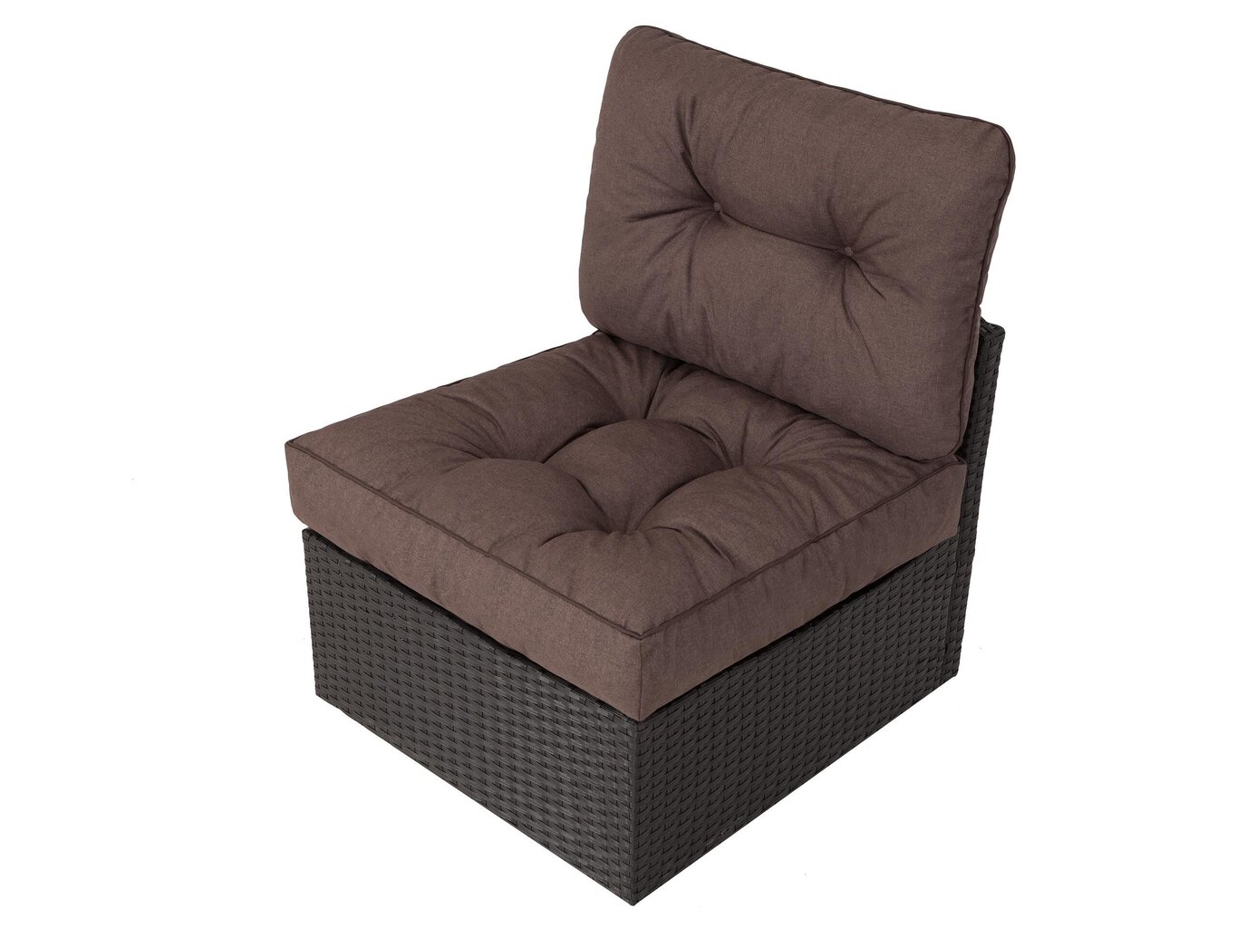 Pagalvių komplektas kėdei Emma Tech 50 cm, rudas kaina ir informacija | Pagalvės, užvalkalai, apsaugos | pigu.lt