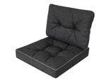 Pagalvių komplektas kėdei Emma Tech 50 cm, juodas