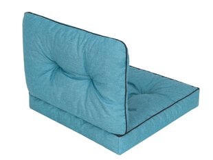 Pagalvių komplektas kėdei Emma Tech 50 cm, šviesiai mėlynas kaina ir informacija | Pagalvės, užvalkalai, apsaugos | pigu.lt