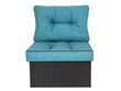 Pagalvių komplektas kėdei Emma Tech 50 cm, šviesiai mėlynas kaina ir informacija | Pagalvės, užvalkalai, apsaugos | pigu.lt
