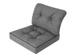 Комплект подушек на стул Emma Tech 60 см, серый
