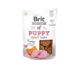 Brit Jerky Puppy Turkey Meaty Coins лакомство для щенков 80г цена и информация | Brit Товары для животных | pigu.lt