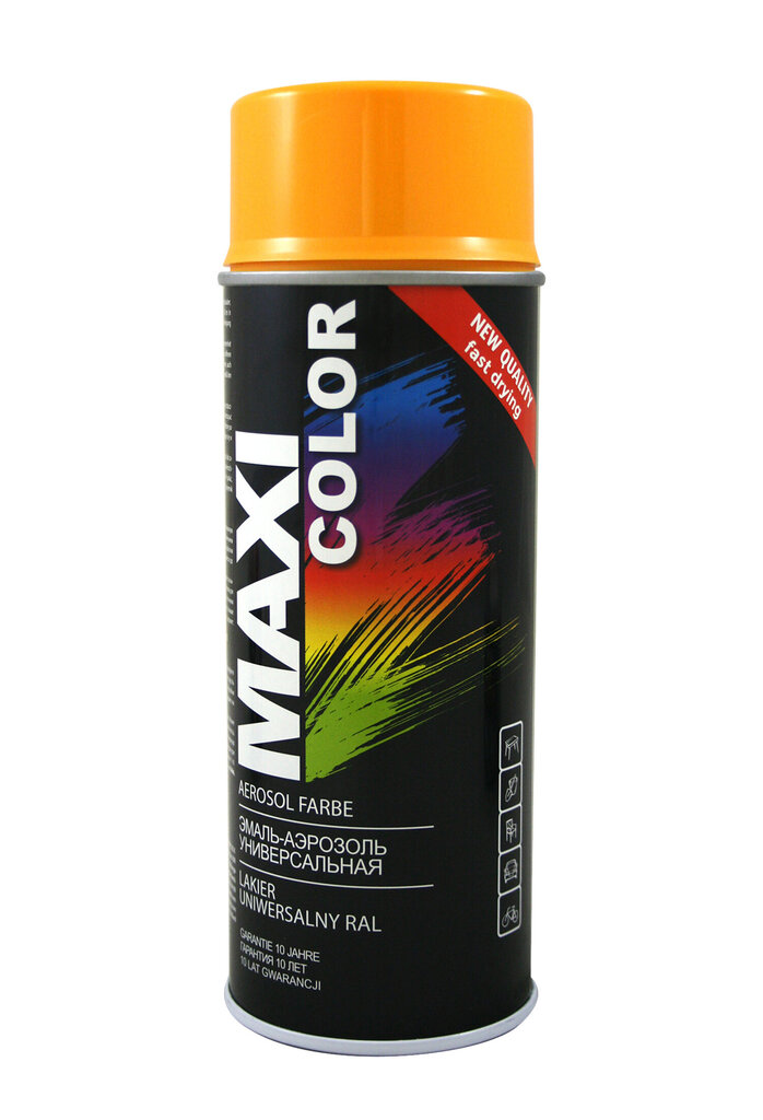 Dažai Motip Maxi 400ml, blizgūs geltoni kaina ir informacija | Automobiliniai dažai | pigu.lt