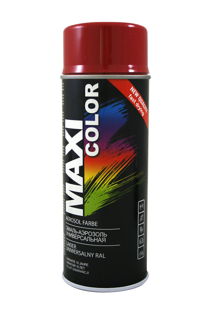 Dažai Motip Maxi 400ml, blizgūs raudoni kaina ir informacija | Dažai | pigu.lt