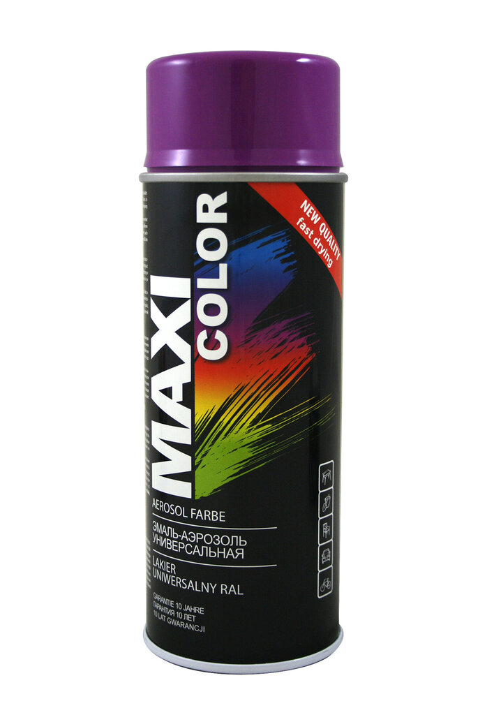 Dažai Motip Maxi 400ml, blizgūs violetiniai kaina ir informacija | Dažai | pigu.lt