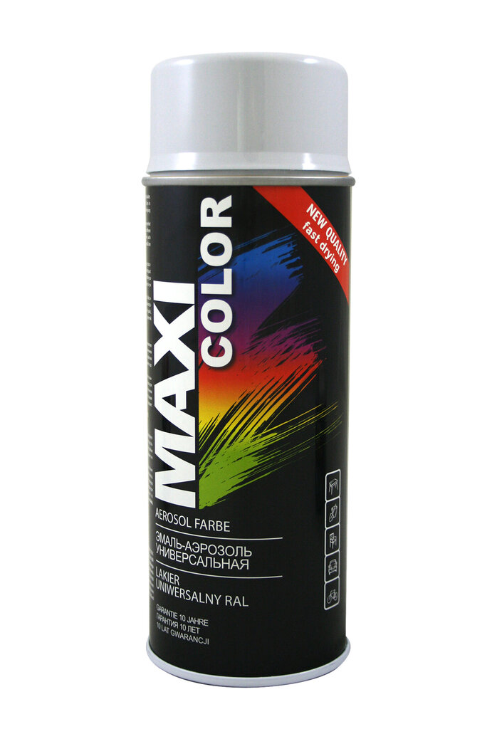 Dažai Motip Maxi 400ml, blizgūs šviesiai pilki kaina ir informacija | Dažai | pigu.lt