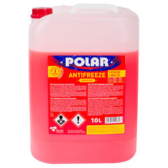 Антифриз Polar Longlife (красный), концентрат 10 л (предварительно упакованный) цена и информация | Очищающие и охлаждающие жидкости | pigu.lt