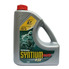 Petronas Syntium Moto 4 SP 10W-40 variklio alyva, 4l kaina ir informacija | Petronas Autoprekės | pigu.lt