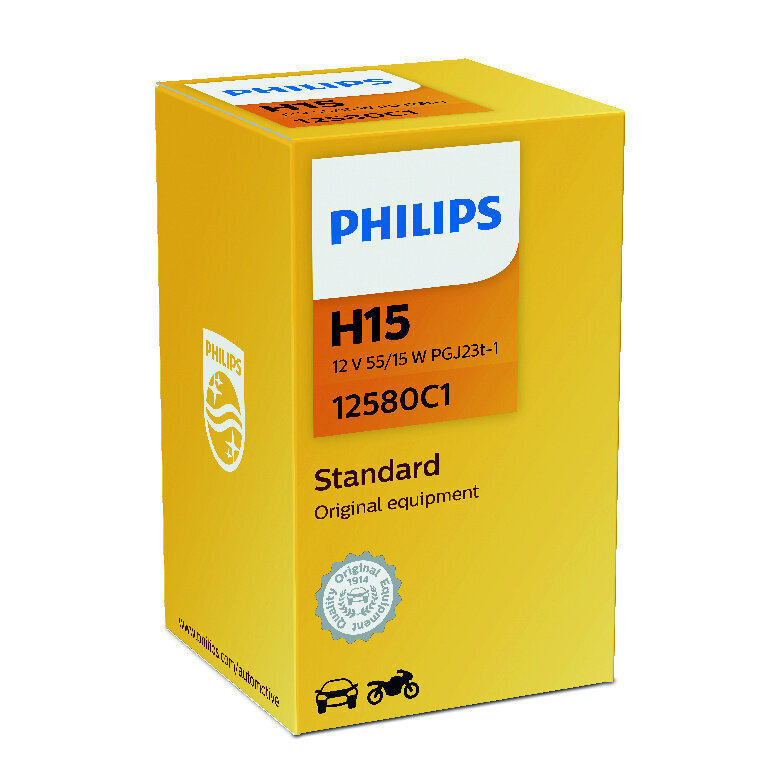 Automobilinė lemputė Philips H15 55/15W kaina ir informacija | Automobilių lemputės | pigu.lt