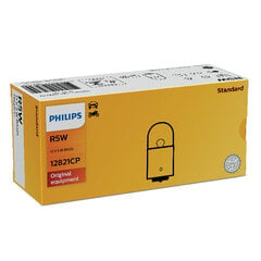 Automobilinė lemputė Philips 12V R5W BA15s kaina ir informacija | Automobilių lemputės | pigu.lt