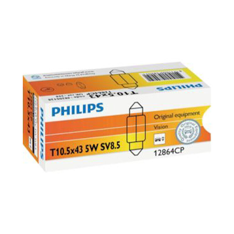 Automobilinė lemputė Philips 12V 5W T10 5X43 SV8,5 kaina ir informacija | Automobilių lemputės | pigu.lt