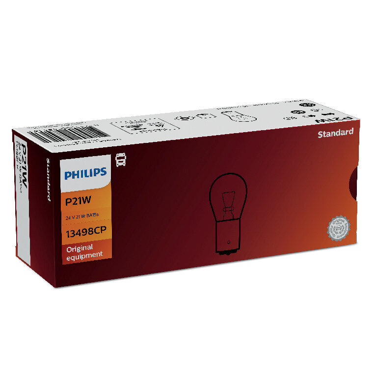 Automobilinė lemputė Philips 24V P21W kaina ir informacija | Automobilių lemputės | pigu.lt