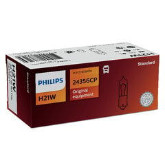 Автомобильная лампа PHILIPS H21W 24V 21W BAY9s цена и информация | Автомобильные лампочки | pigu.lt