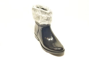 Lietaus batai su pašiltinimu Realxshoe, juodi kaina ir informacija | Guminiai batai moterims | pigu.lt