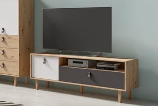 Stilingas Bristol Artisan Oak TV staliukas цена и информация | Made4you Мебель и домашний интерьер | pigu.lt