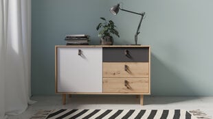 Stilinga Bristol Artisan Oak talpi komoda цена и информация | Made4you Мебель и домашний интерьер | pigu.lt