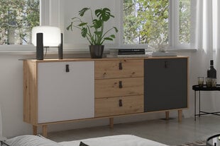 Stilinga Bristol Artisan Oak talpi komoda цена и информация | Made4you Мебель и домашний интерьер | pigu.lt