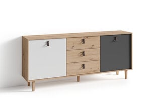 Stilinga Bristol Artisan Oak talpi komoda kaina ir informacija | Komodos | pigu.lt