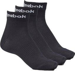 Vyriškos sportinės kojinės Reebok Act Core Ankle Sock, juodos kaina ir informacija | Vyriškos kojinės | pigu.lt