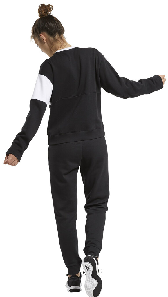 Sportinis kostiumas moterims Reebok Linear Logo Crew Ts Black White, juodas kaina ir informacija | Sportinė apranga moterims | pigu.lt