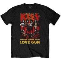 Мужская футболка KISS с короткими рукавами цена и информация | Мужские футболки | pigu.lt