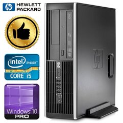 HP 8100 Elite SFF i5-650 16GB 240SSD+1TB GT1030 2GB DVD WIN10PRO/W7P kaina ir informacija | Stacionarūs kompiuteriai | pigu.lt