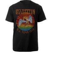 Мужская футболка Led Zeppelin с короткими рукавами цена и информация | Футболка мужская | pigu.lt