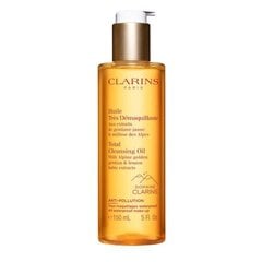 Valomasis veido aliejus Clarins Total, 150 ml kaina ir informacija | Veido prausikliai, valikliai | pigu.lt