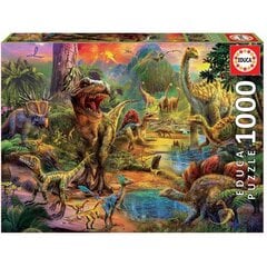 Пазл Land of Dinosaurs, 1000 частей цена и информация | Пазлы | pigu.lt