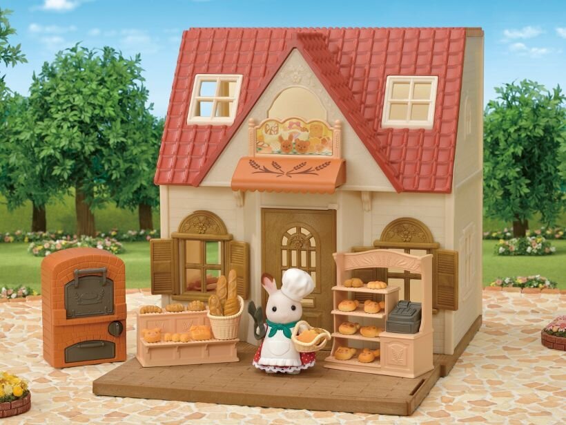 Kepimo rinkinys Sylvanian Families - Bakery Shop Starter Set цена и информация | Žaislai mergaitėms | pigu.lt