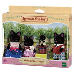 Juodų kačiukų šeimynėlė Sylvanian Families kaina ir informacija | Žaislai mergaitėms | pigu.lt