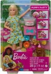 Lėlės Barbie rinkinys „Šunelių vakarėlis“ kaina ir informacija | Žaislai mergaitėms | pigu.lt