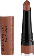 Bourjois Hydrating Lipstick Bourjois Rouge Velvet The Lipstick 22- Moka-Dero (2,4 г) цена и информация | Помады, бальзамы, блеск для губ | pigu.lt
