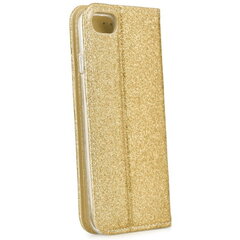 TakeMe 3D-Crystal Shine Magnetic Fix Book Case, skirtas Samsung Galaxy S21 (G991B), auksinis kaina ir informacija | Telefono dėklai | pigu.lt