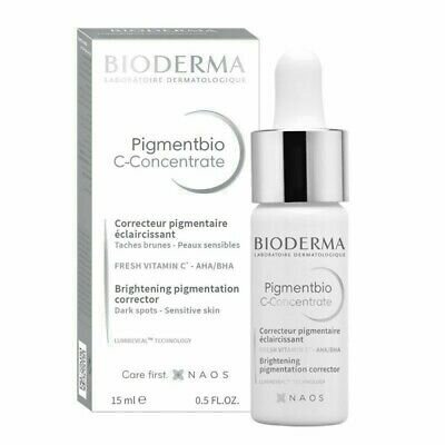 Veido serumas Bioderma Pigmentbio C-Concentrate, 15 ml kaina ir informacija | Veido aliejai, serumai | pigu.lt