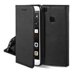 Telefono dėklas Hallo Smart Magnet Book Case, skirtas Samsung Galaxy A20e, juodas kaina ir informacija | Telefono dėklai | pigu.lt