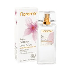 Organinis parfumuotas vanduo Florame Švytinti rožė moterims EDP 50 ml цена и информация | Женские духи | pigu.lt