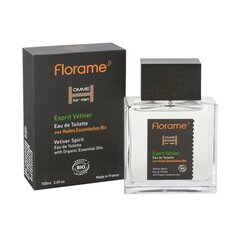 Organinis tualetinis vanduo Florame Vetiverio dvasia EDT vyrams 100 ml kaina ir informacija | Kvepalai vyrams | pigu.lt