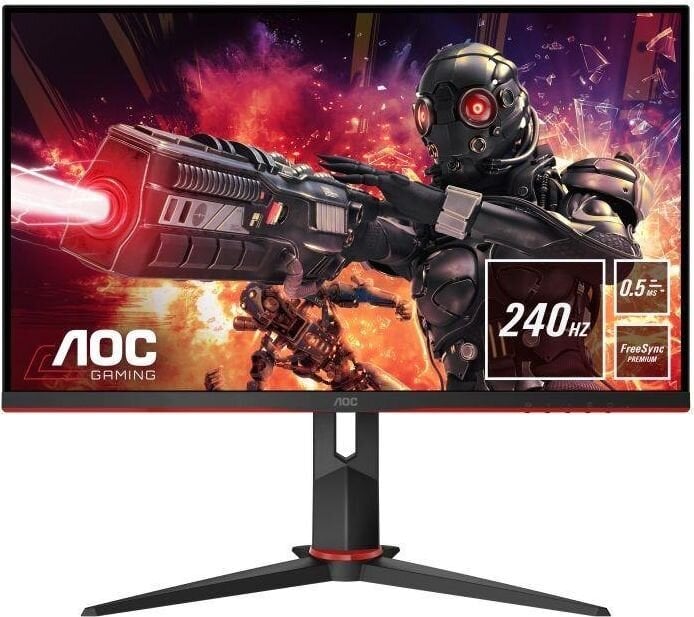 AOC 24G2ZE/BK kaina ir informacija | Monitoriai | pigu.lt