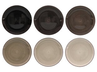 Keramikinių desertinių lėkščių rinkinys Loft, 19 cm, 6 vnt kaina ir informacija | Indai, lėkštės, pietų servizai | pigu.lt