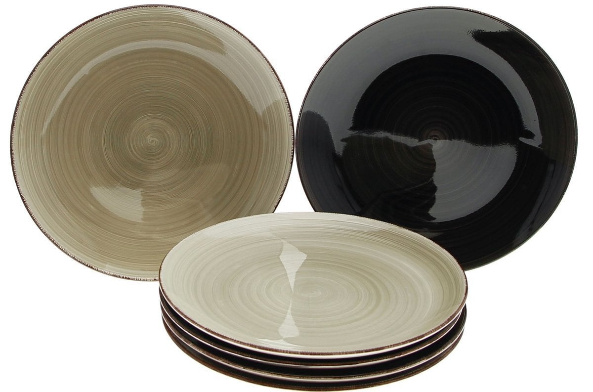 Keramikinių pietų lėkščių rinkinys Loft, 27 cm, 6 vnt kaina ir informacija | Indai, lėkštės, pietų servizai | pigu.lt