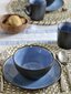 Keramikinių pietų lėkščių rinkinys Black Blue Jeans, 22 cm, 6 vnt kaina ir informacija | Indai, lėkštės, pietų servizai | pigu.lt