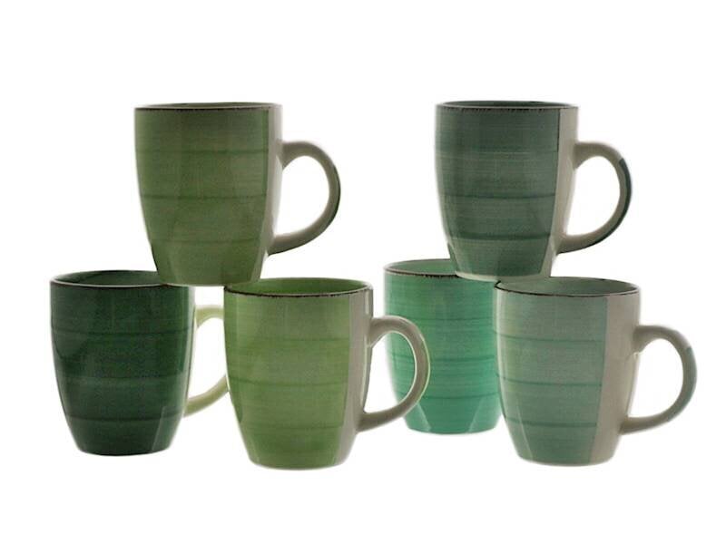 Keramikinių puodelių rinkinys Mint, 6 vnt kaina ir informacija | Taurės, puodeliai, ąsočiai | pigu.lt