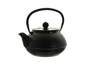 Чайник чугунный с ситом, 0,8 л, черный цена и информация | Чайники, кофейники | pigu.lt