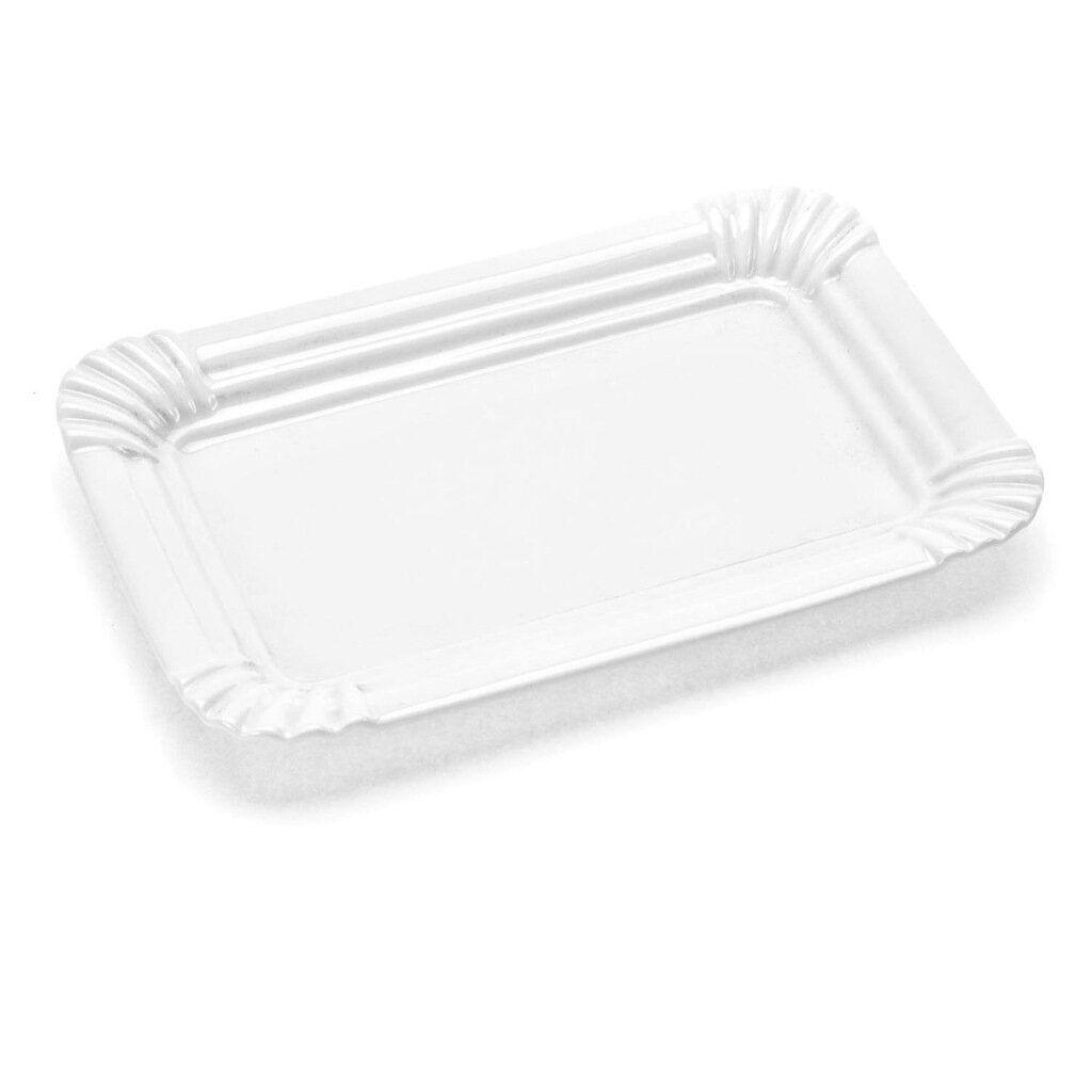 Porcelianinė serviravimo lėkštė, 20x13 cm цена и информация | Indai, lėkštės, pietų servizai | pigu.lt